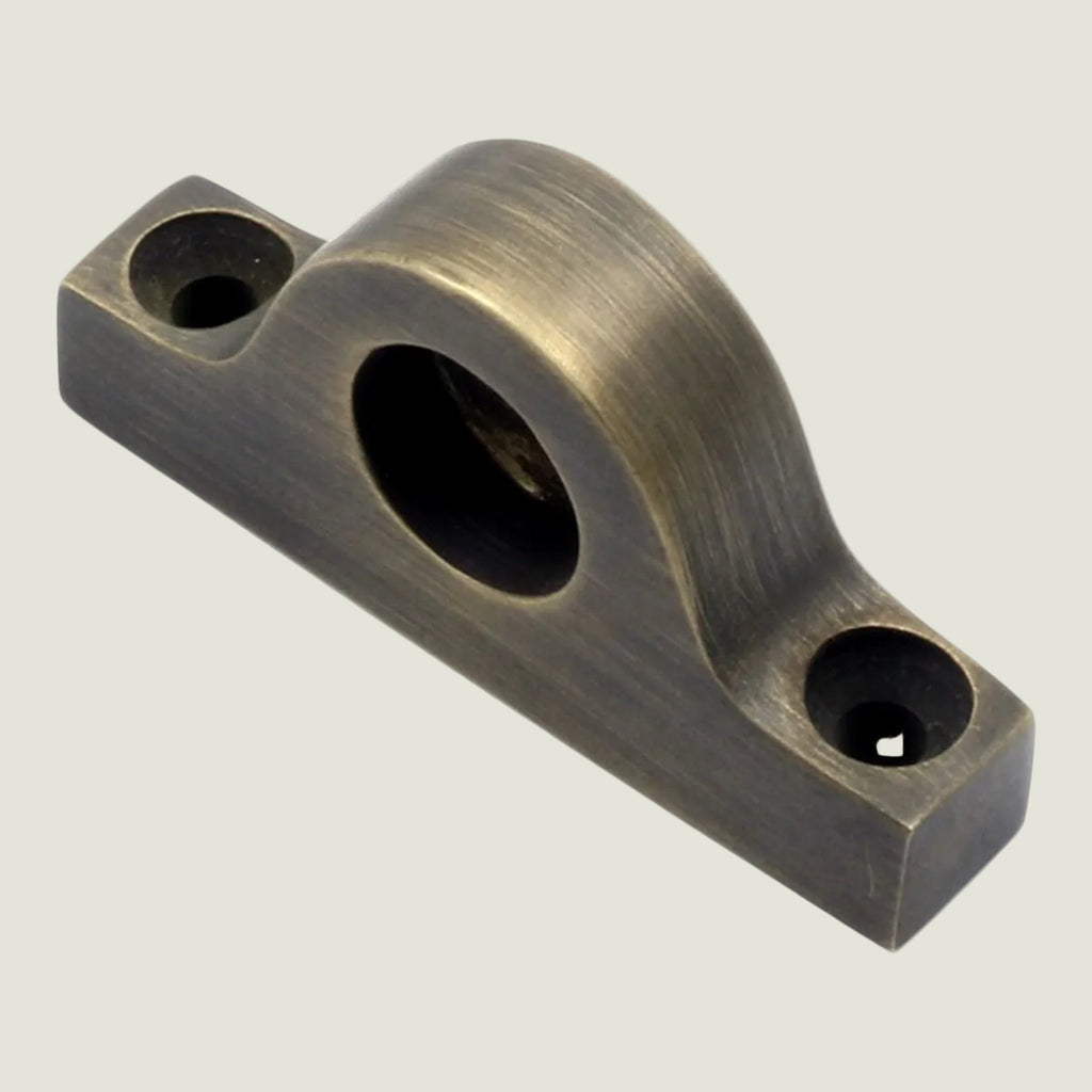 The Oscar Solid Antique Brass Face Fix Cafe Rod