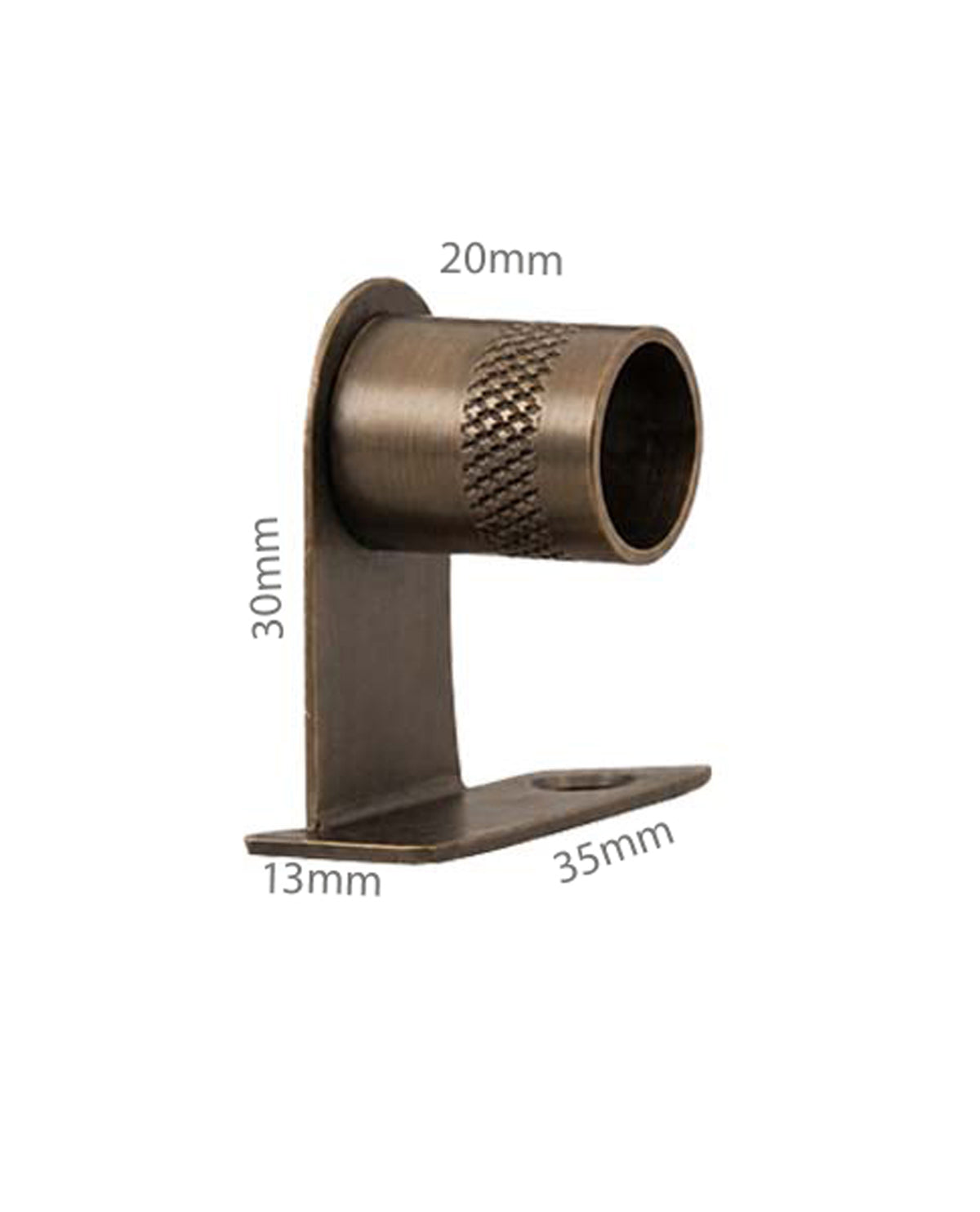 The Henry Antique Brass Face Fix Cafe Rod 12mm