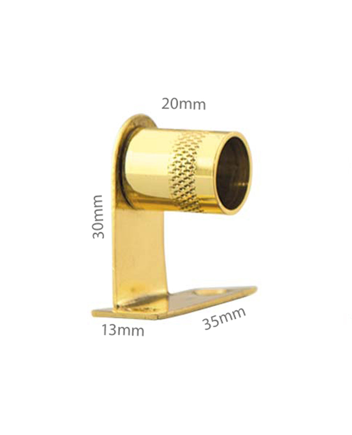 The Henry Brass Face Fix Cafe Rod 12mm
