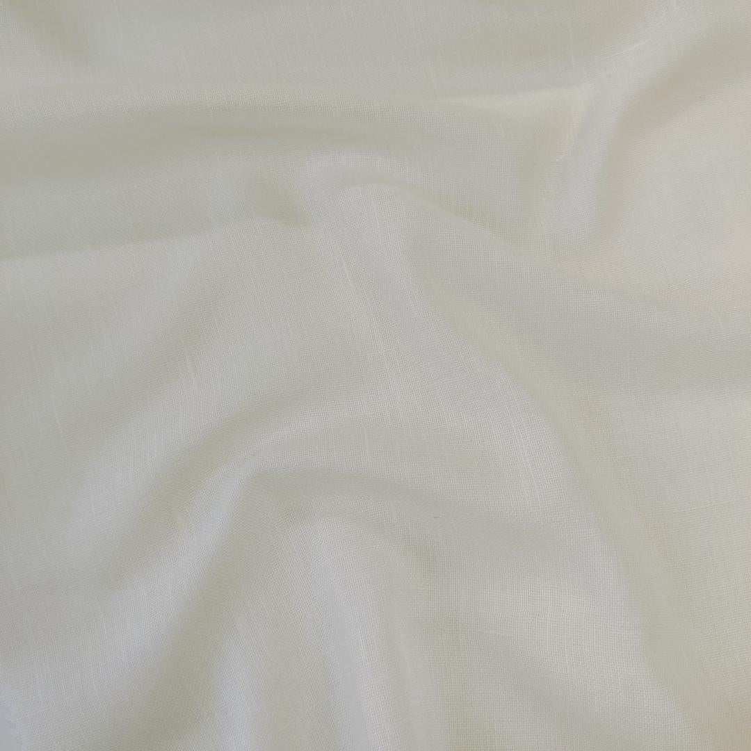 Cove FR Clotted Cream Slot Top Café Curtain