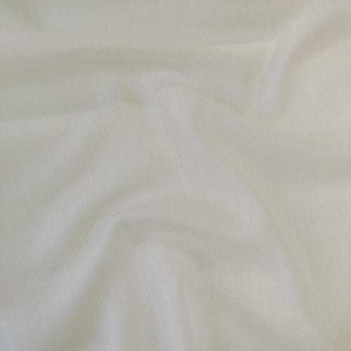 Cove FR Clotted Cream Slot Top Café Curtain