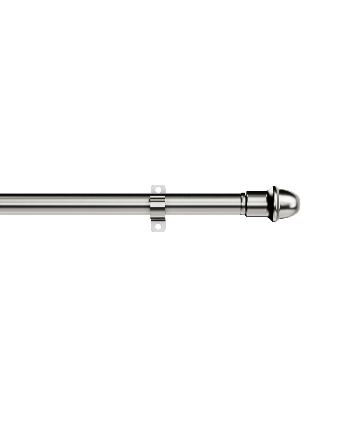 The Fletcher Metal-look Extendable Chrome Café Rod