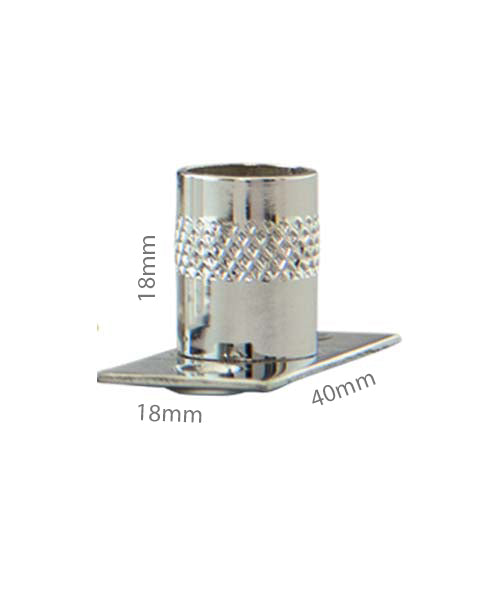 The Henry Chrome Recess Fix Cafe Rod 12mm