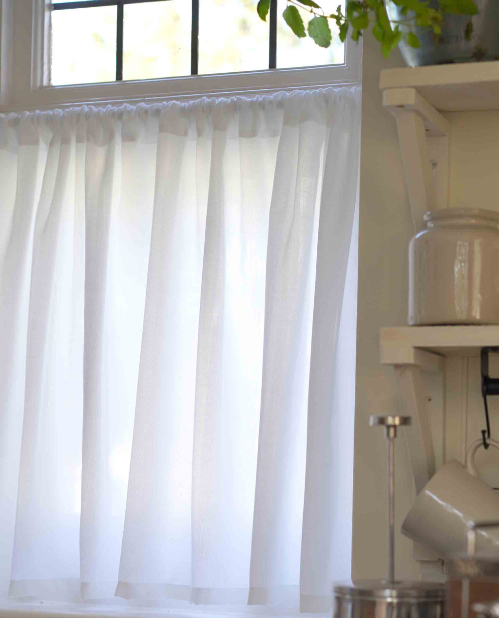 Malvern Slot Top Cafe Curtain