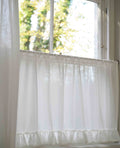 Midway Ruffle Slot Top Cafe Curtain