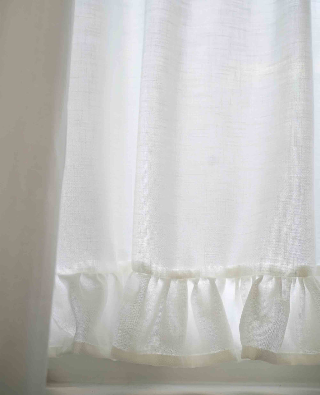 Midway Ruffle Slot Top Cafe Curtain