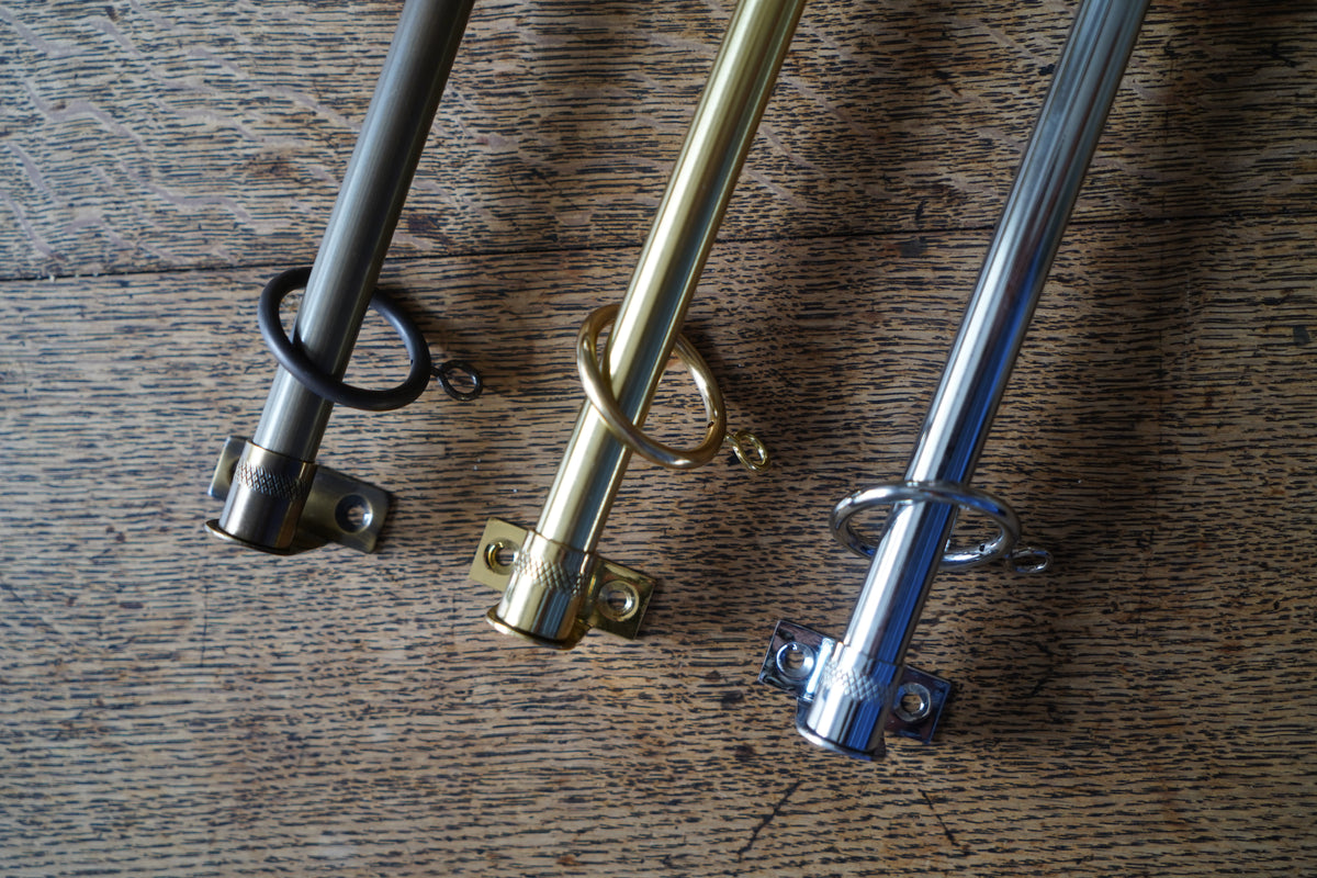 The Henry Brass Face Fix Cafe Rod 12mm