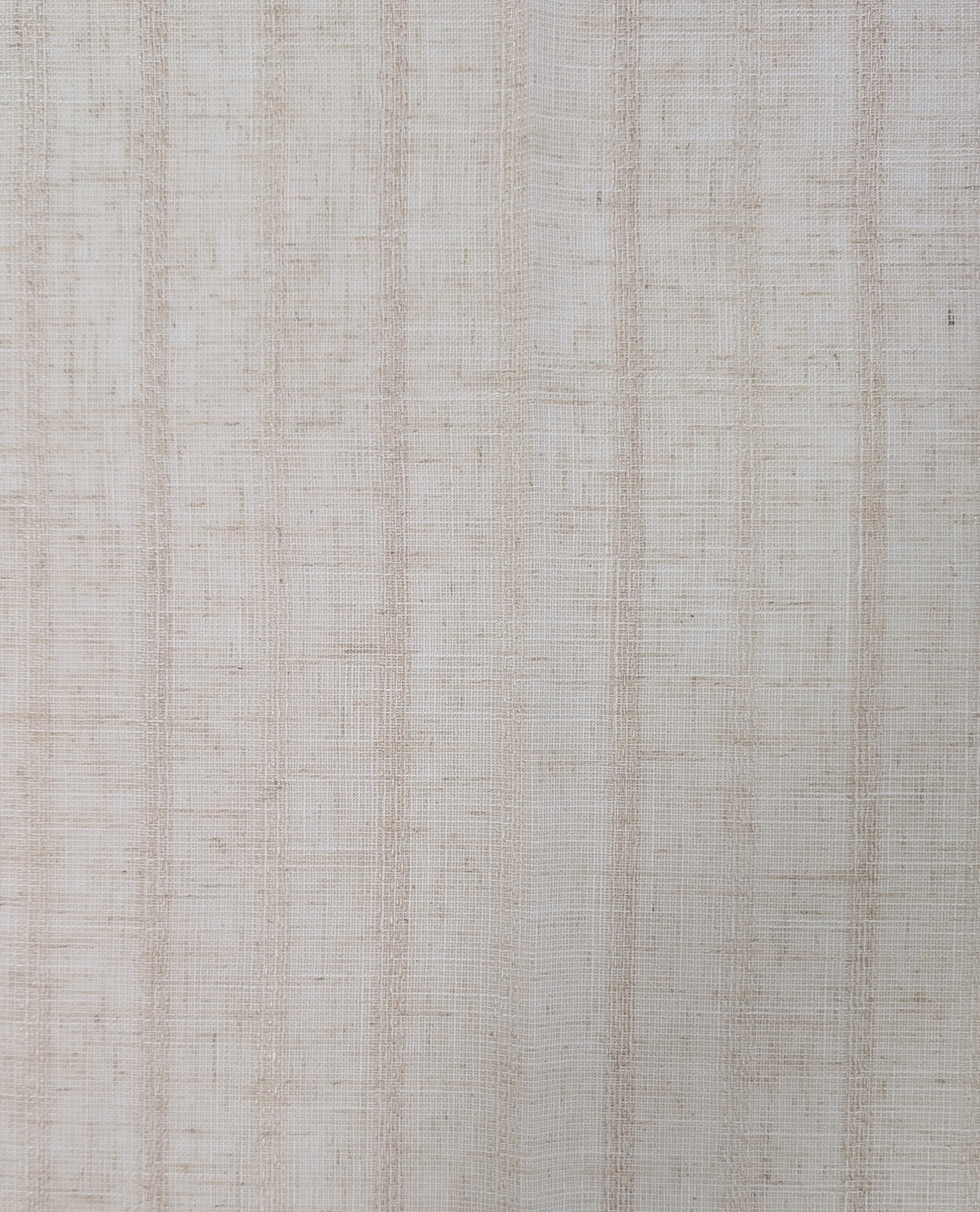 Reed Natural Slot Top Café Curtain