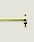 13mm Solid Polished Brass Café Rod