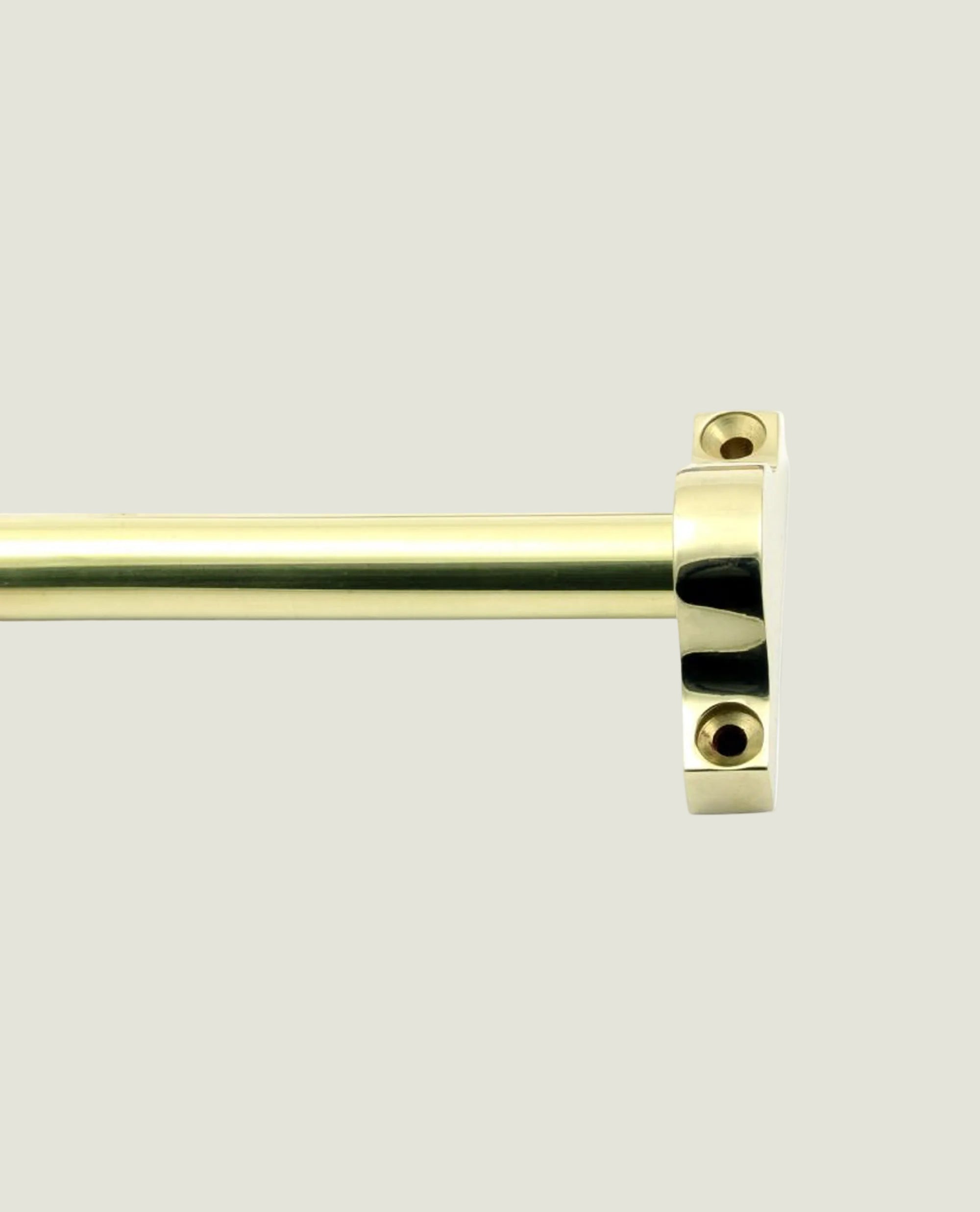 13mm Solid Polished Brass Café Rod