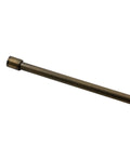 The Oscar Solid Antique Brass Recess Fix Cafe Rod