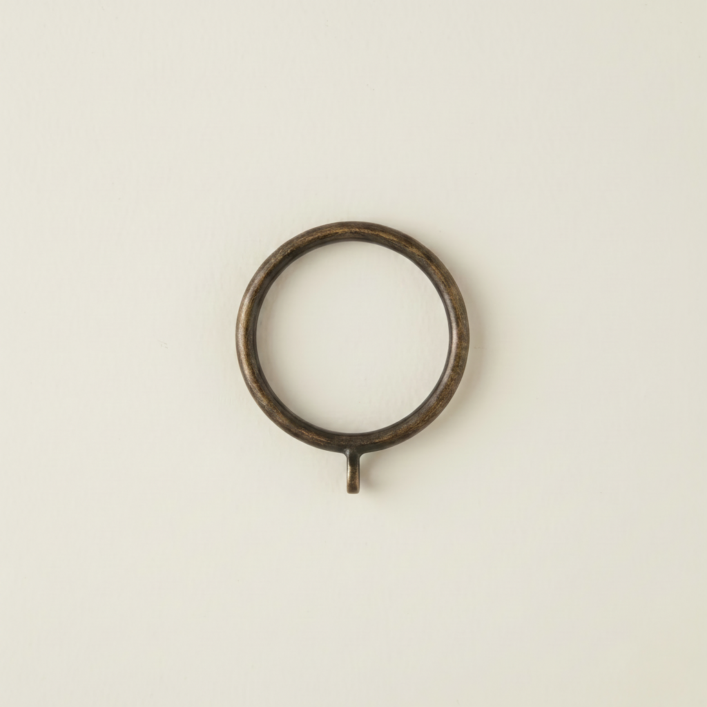 The Oscar Solid Antique Brass Cafe Ring